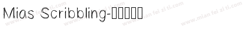 Mias Scribbling字体转换